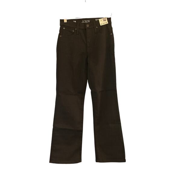 J. Crew Mid-rise kickout jean black size 24 - Picture 3 of 5